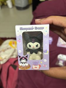 Cute Kuromi Eraser &amp; Sharpener Set