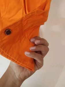 Orange Men's Kurta