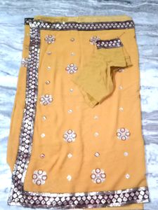 Saree For Haldi Function
