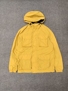 Vintage Yellow Hooded Jacket