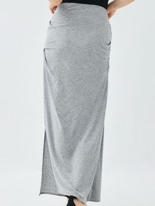 Grey Midi Skirt