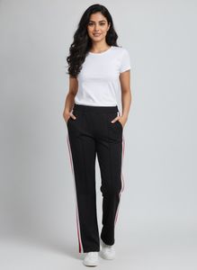 Zara Black Straight -Leg Trouser