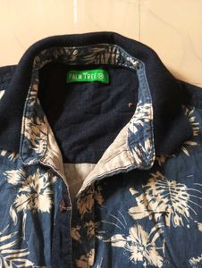 top Floral Print Sleeveless Shirt