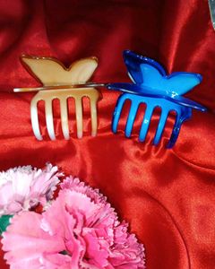 Butterfly Hair Claw Clips