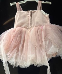 Pink Dress with Flower Detail