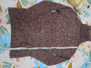 Maroon Turtleneck Sweater
