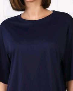 Shein Medium Length Drop Shoulder Back Cut-Out