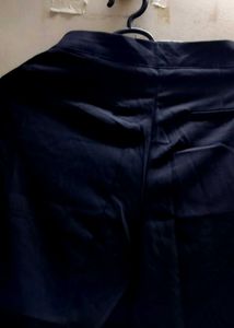 Wide Leg Black Trousers