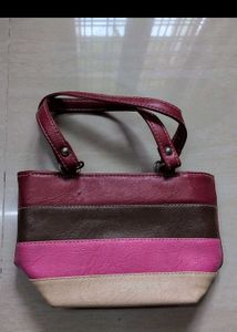 Chic Colorblock Mini Tote Bag