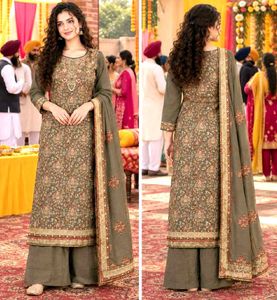 fresh dress banarasi plazzo suit dupatta