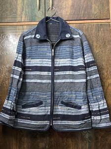 Striped Zip-Up Jacket