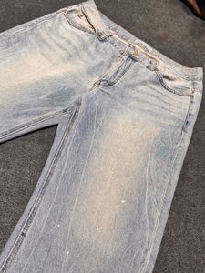 FATALISM Korea Premium Trabus Paint Splatter Jeans