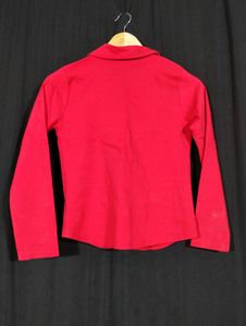 Red co-ord Jacket + skirt