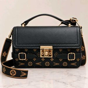 Stylish Satchel Bag with Monogram Strap