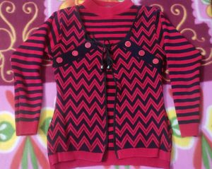 Striped Knit Cardigan