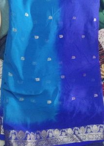 Stunning Blue Ombre Saree
