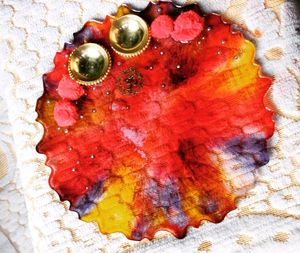 Resin Puja Thali