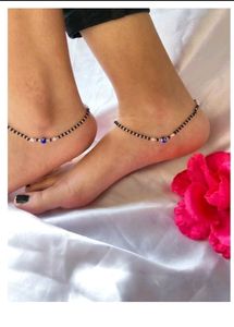 Evil Eye Payal Pure Silver 925