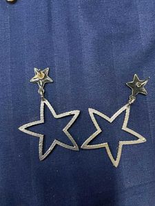 Sparkling Star Dangle Earrings