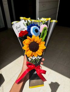 Handmade Crochet Flower Bouquet