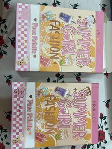 Pink Key Summer Girl Fashion Face Palette