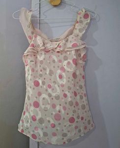 Baby pink whimsical top