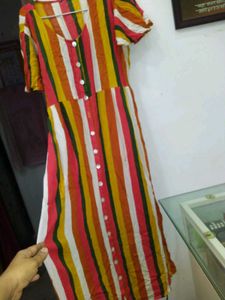 Full Button Open Jacket With Kurtis