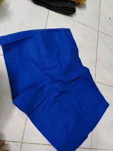 Vibrant Blue Cargo Pants