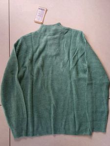 MEN HIGH-NECK SWEATSHIRT ZIP