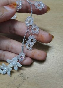 Floral &amp; Crystal Hair Accessory hai
