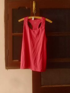 Bright Pink Racerback Tank Top