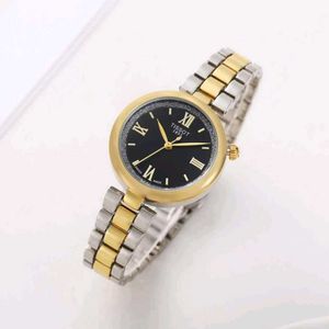 Elegant Two-Tone Tissot Watch