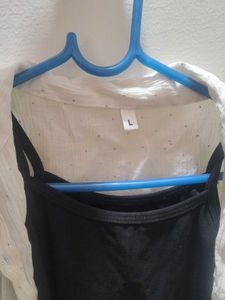 Korean Shirt with Black Top