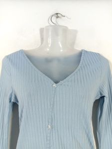Light Blue Casual Top (Women's)