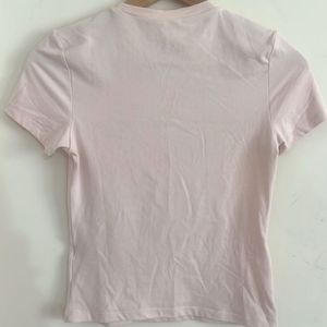 Soft Baby Pink Crew Neck T-Shirt