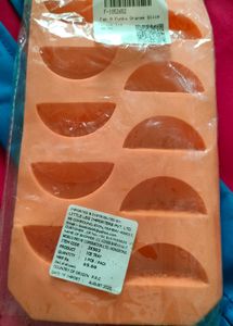 New Orange Slice Shaped Ice Tray Silicon