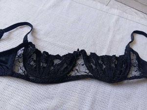 Black Lace Bra