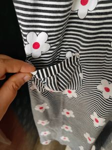 Beautiful Striped Dress With Pocket