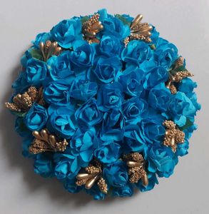 flower hair buns