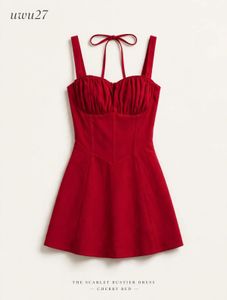 Stunning Red Bustier Mini Dress/Top
