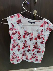 Floral Print Casual Top