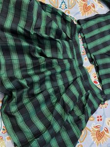 Plaid Blazer and Skirt Set
