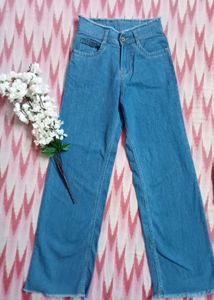 Mid Blue Wide Leg Jeans 🌷