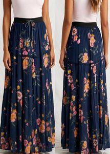 PRICE DROP🚨Boho Floral Maxi Skirt
