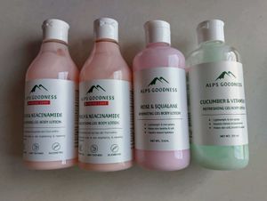 Alps Goodness Body Lotions - Set of 4