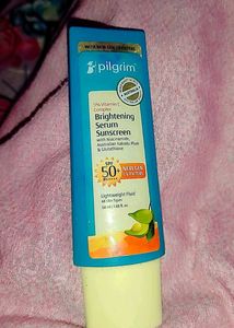 Pilgrim Brightening Serum Sunscreen SPF 50+