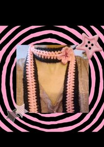 Handmade Crochet sakura Scarf