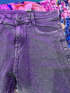 Stylish Grey Wash Denim Jeans