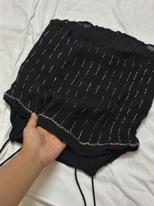 Sparkly Black Camisole Top
