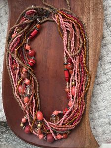 Bohemian Beaded Layered Necklace